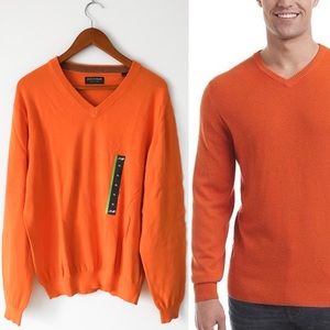 NEW John Bartlett Consensus V-Neck Sweater